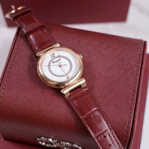 Salvatore Ferragamo Women's Leather Strap Quartz Analog Watch