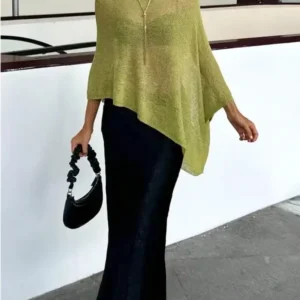 Fashionable & Elegant Loose Knitted Shawl